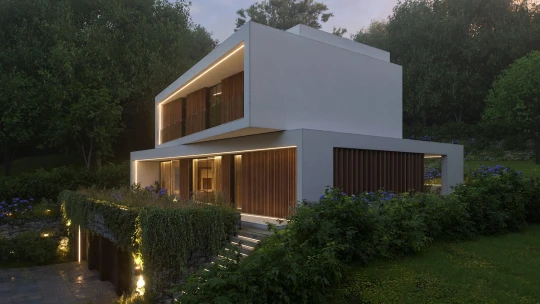 Příroda, design, technologie. V Šáreckém údolí roste vila, která nemá obdoby