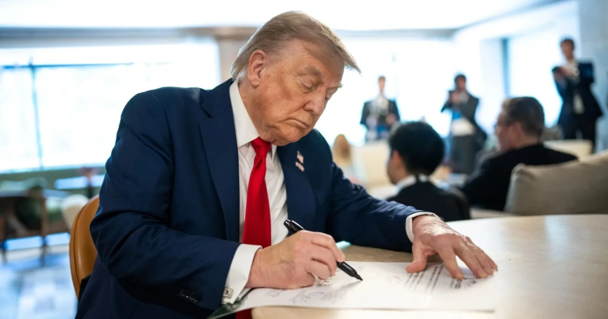 Ranní výběr: Trump podepsal cla, Nova vydělala ranec a smrt mámy hula hoop