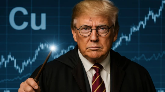 Trumpotter čaruje s mědí. Trh se třese, co z kouzelnické mlhy vyleze