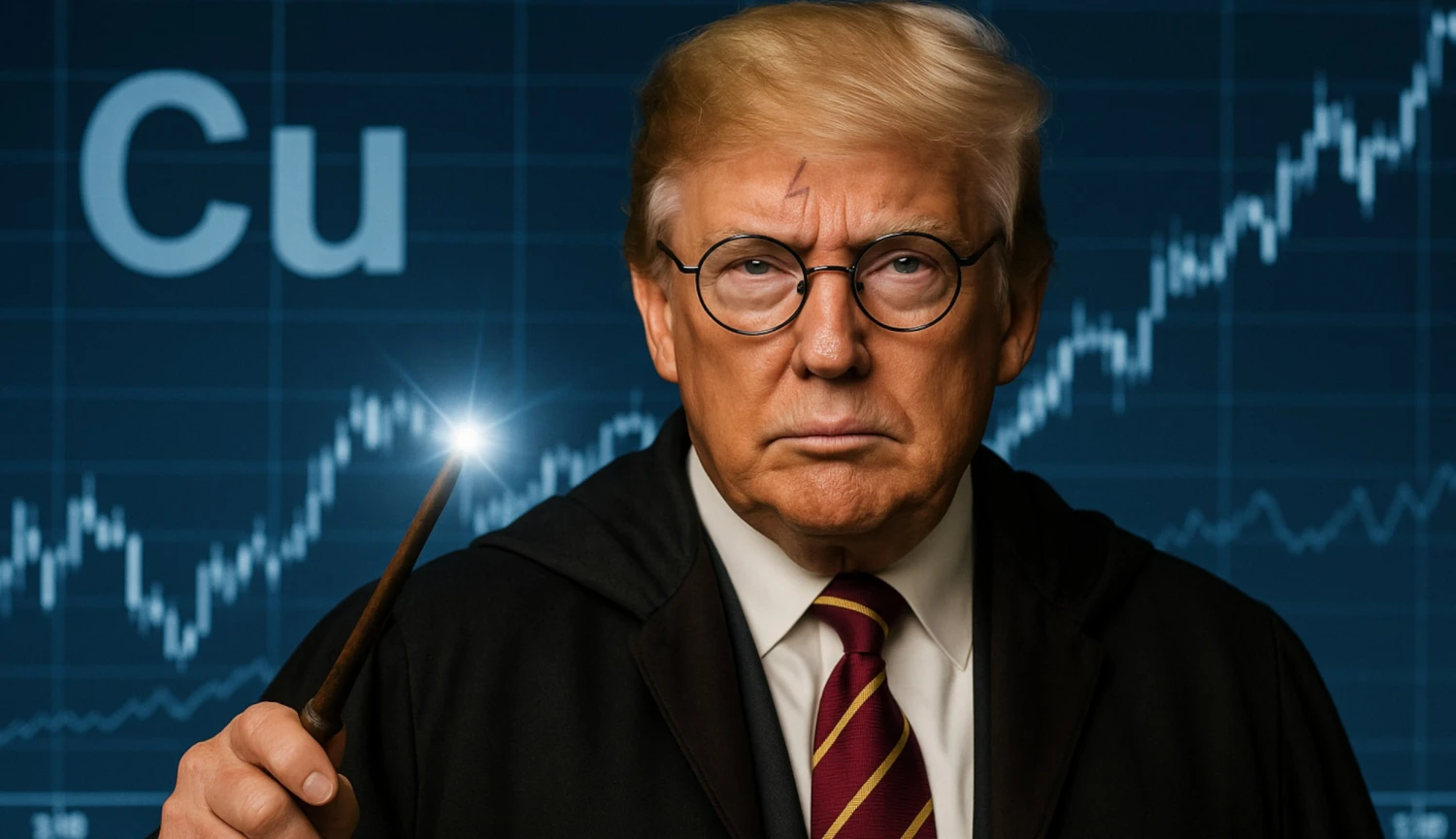 Trumpotter čaruje s mědí. Trh se třese, co z kouzelnické mlhy vyleze
