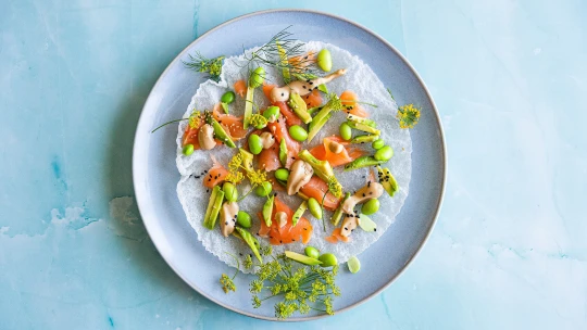 Nafouklý křupan. Rýžový papír poslouží jako překvapivý finger food
