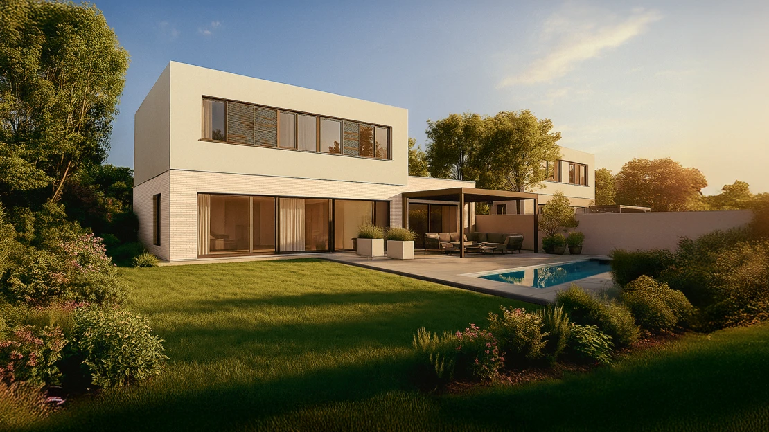 Elegantní, promyšlená, udržitelná. Luxusní vila v Lysolajích nabízí víc než jen bydlení
