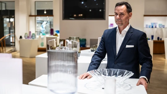 Chceme posílit export a proměnit firmu na Moser 2.0, říká nový šéf slavné sklárny