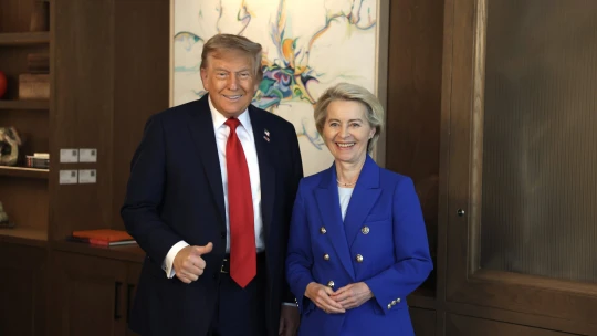 Schůzka ve skotském Turnberry. Von der Leyen se setká s&nbsp;Trumpem, budou jednat o&nbsp;clech