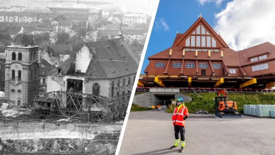 Dva kostely, dvě země, padesát let. Jak se přesouvá chrám půl století po tom v Mostě?