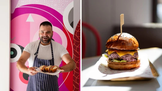 Kvůli válce opustil Ukrajinu. Teď na Žižkově servíruje burgery a bublinky