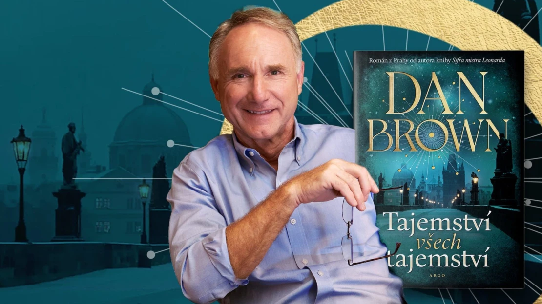 Stovky milionů prodaných knih, miliardy dolarů z&nbsp;filmů. Do Prahy přijel Dan Brown