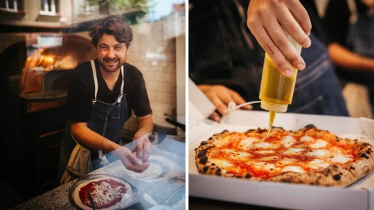 Všichni pekli za covidu chléb, on pizzu. V&nbsp;novém podniku ji nabízí i&nbsp;s&nbsp;kimchi