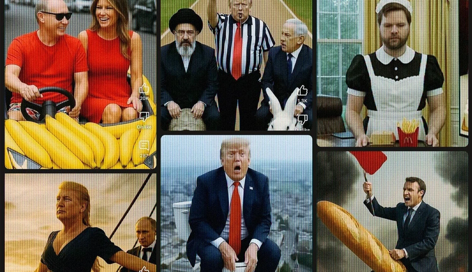 Bizár s miliardami zhlédnutí. Antitrumpovská AI videa jsou hit