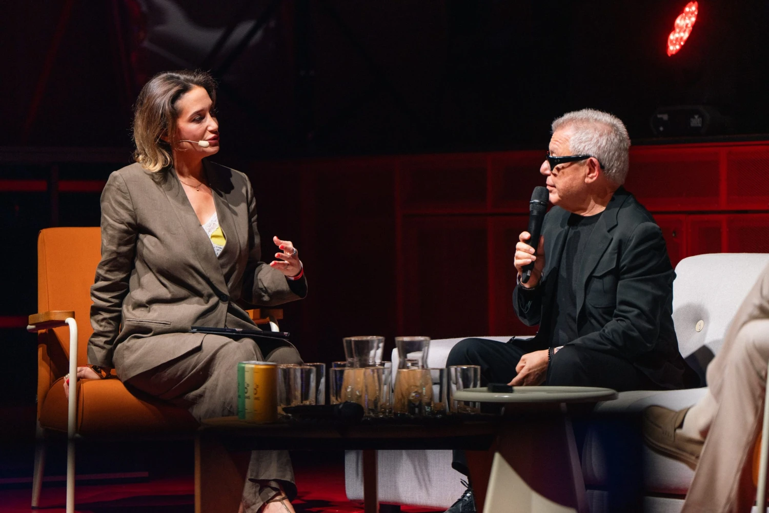 Architekt Daniel Libeskind a Anna Nosková, šéfka Forbes Life