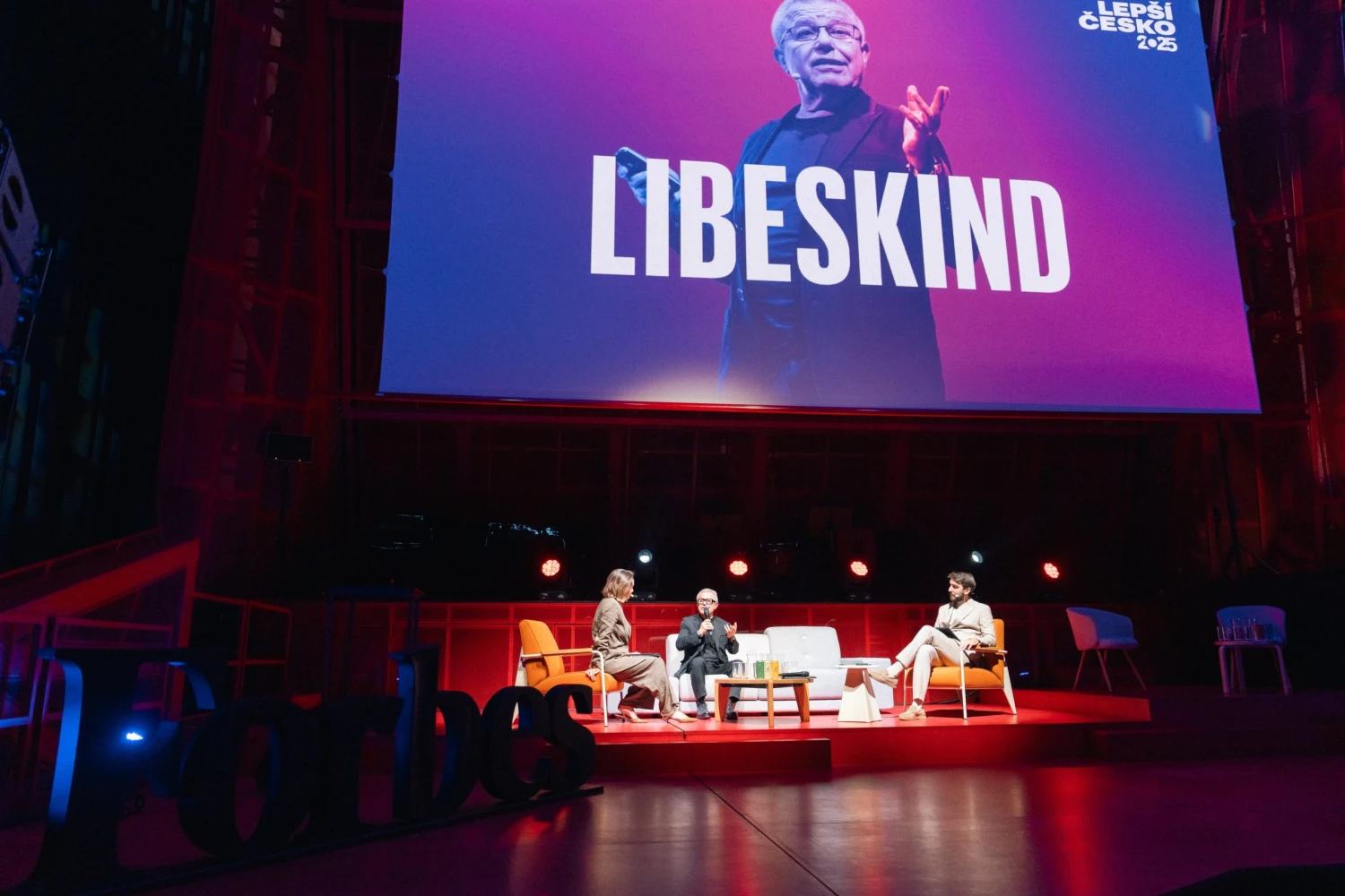 Architekt Daniel Libeskind na akci Lepší Česko