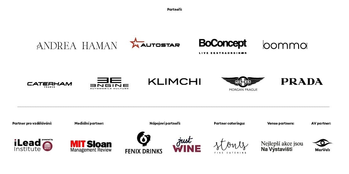 Banner partneři Forbes Life event Designblok