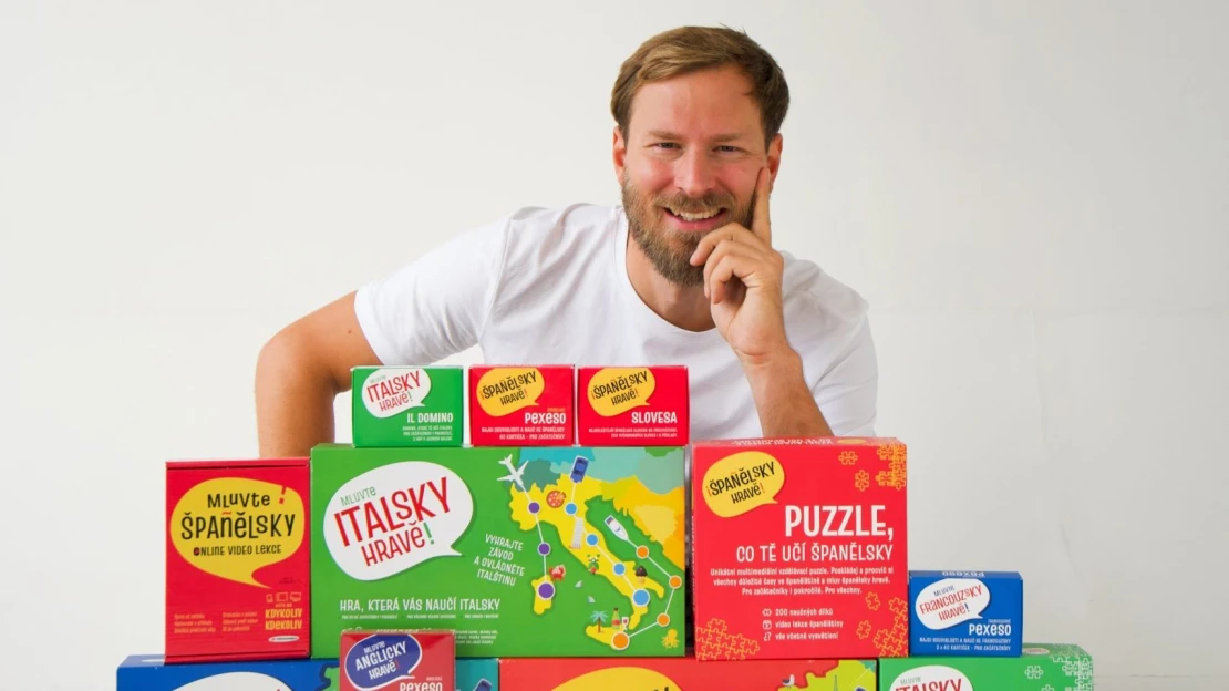 Z garáže do knihkupectví. Václav Bolech postavil byznys na hravém učení jazyků