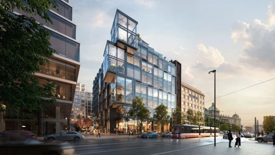 Dům na místě Transgasu má zelenou. Budou v něm byty a kanceláře za 3,5 miliardy