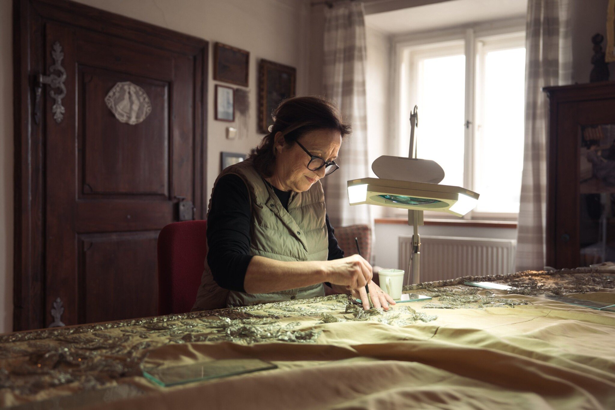 Restaurátorka Jana Knejflová