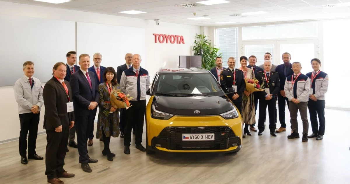 První hybridní minivůz. V Kolíně odstartovala výroba nové Toyoty Aygo