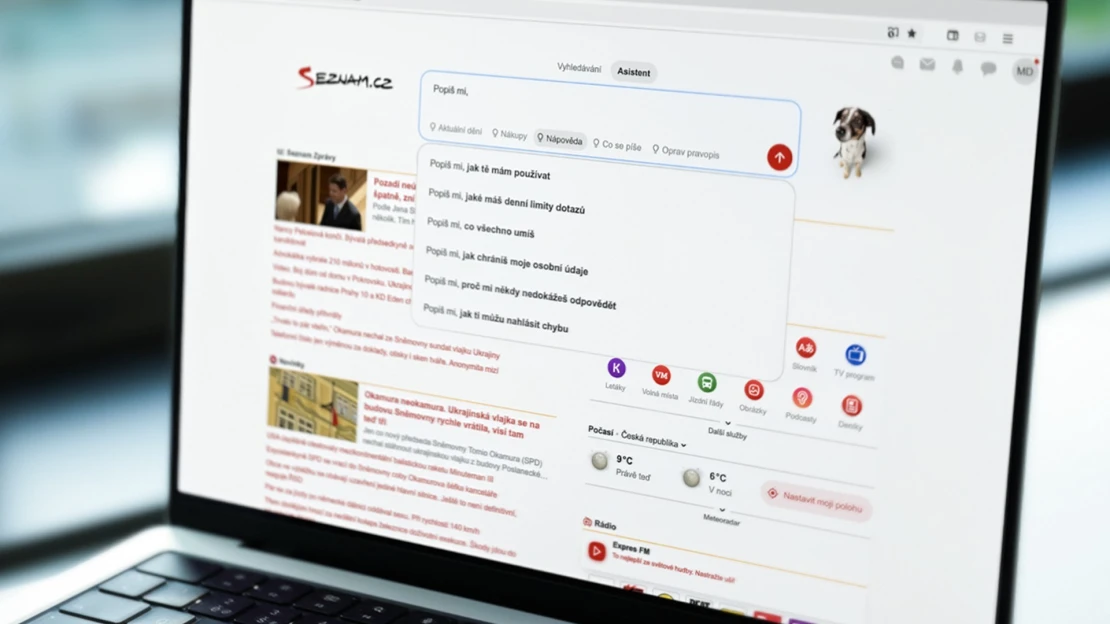 Seznam zavádí svého AI asistenta. Web se inspiroval u&nbsp;globálních gigantů