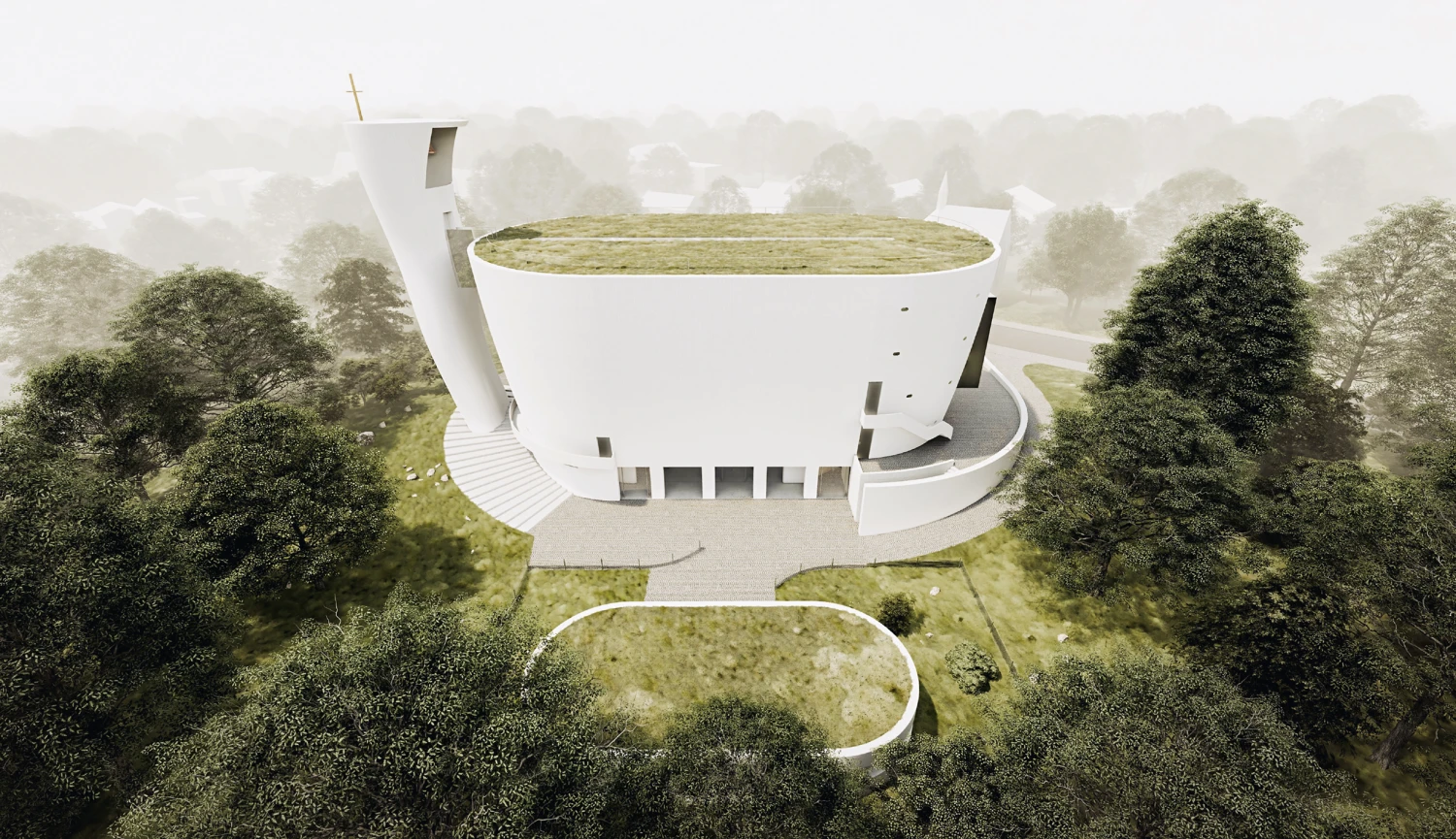 Víra a&nbsp;byznys. V&nbsp;Česku roste jedinečný kostel s&nbsp;ambicí změnit základy stavebnictví