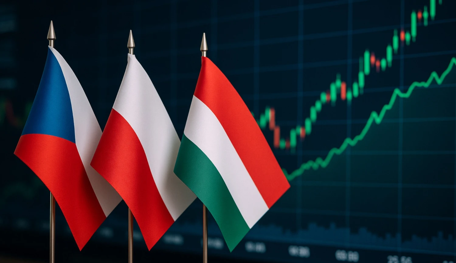 Burzovní zázrak z Visegrádu? Praha a její sousedé letos překonávají USA i bitcoin