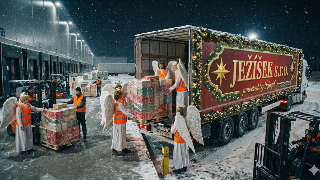 Ježíšek, s. r. o., už jede. Jak by vypadalo realistické doručení dárků na Štědrý den?