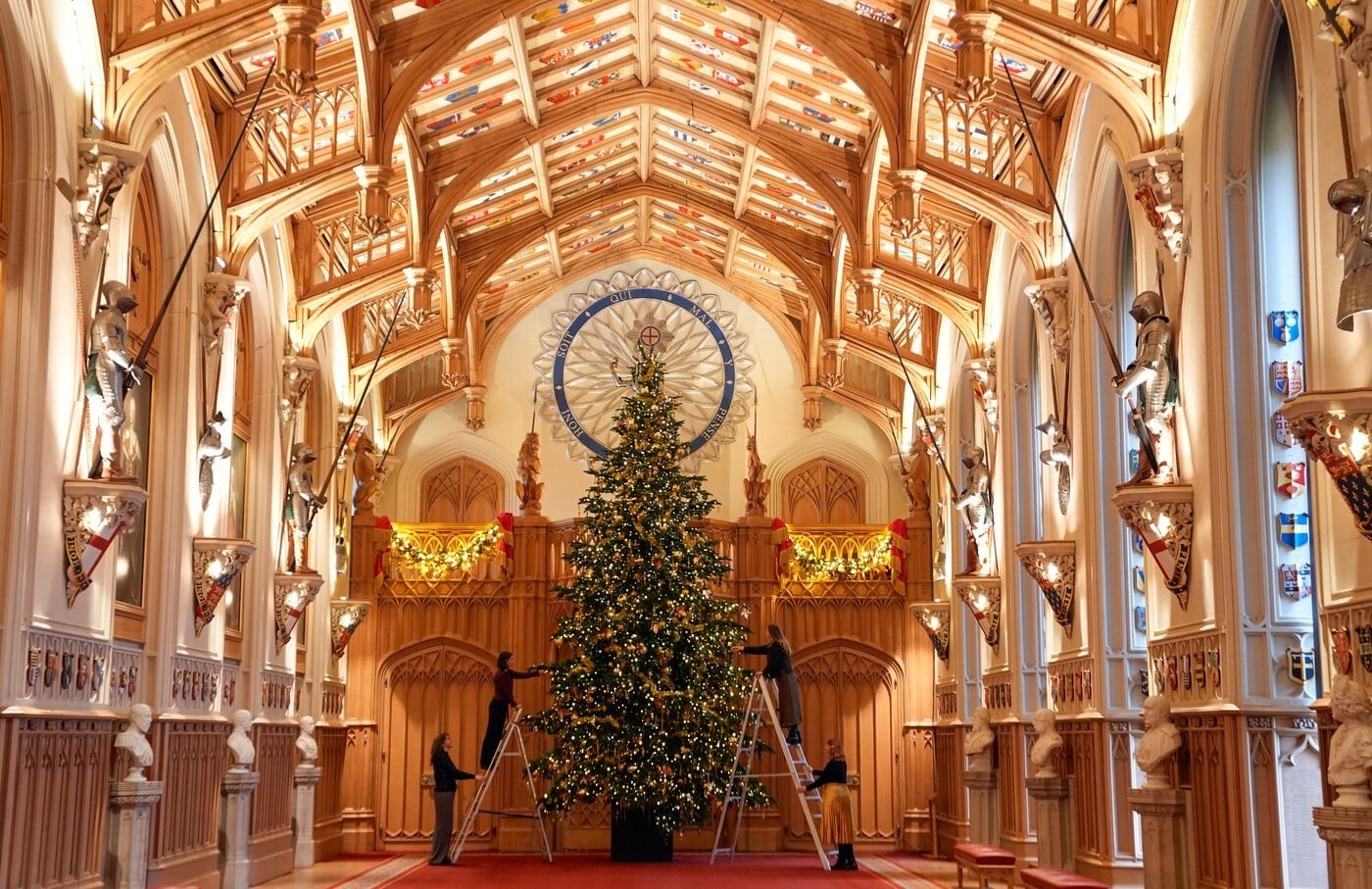 Vánoční stromeček ve Windsoru