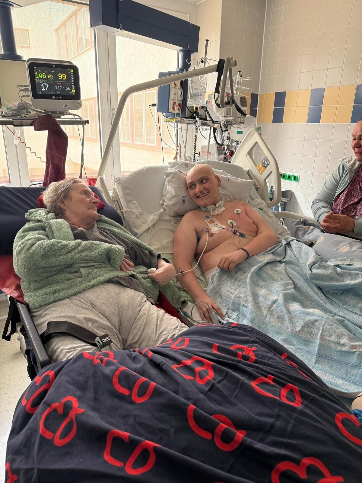 Setkání Robina s milovanou babičkou.