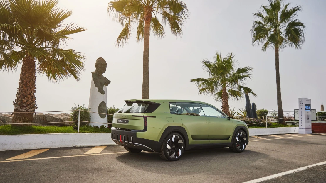 Nový sedmimístný elektromobil Škoda. Peaq se představí už v&nbsp;létě