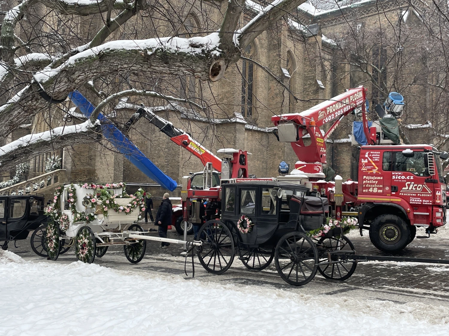 Natáčení The Age of Innocence v Praze