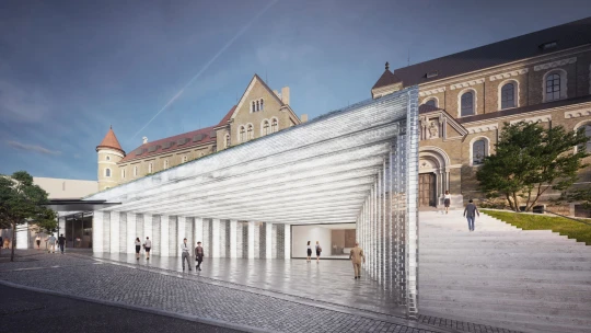 Noc pod freskami v pokoji abatyše? DAM Architekti mění Gabriel Loci v&nbsp;luxusní hotel