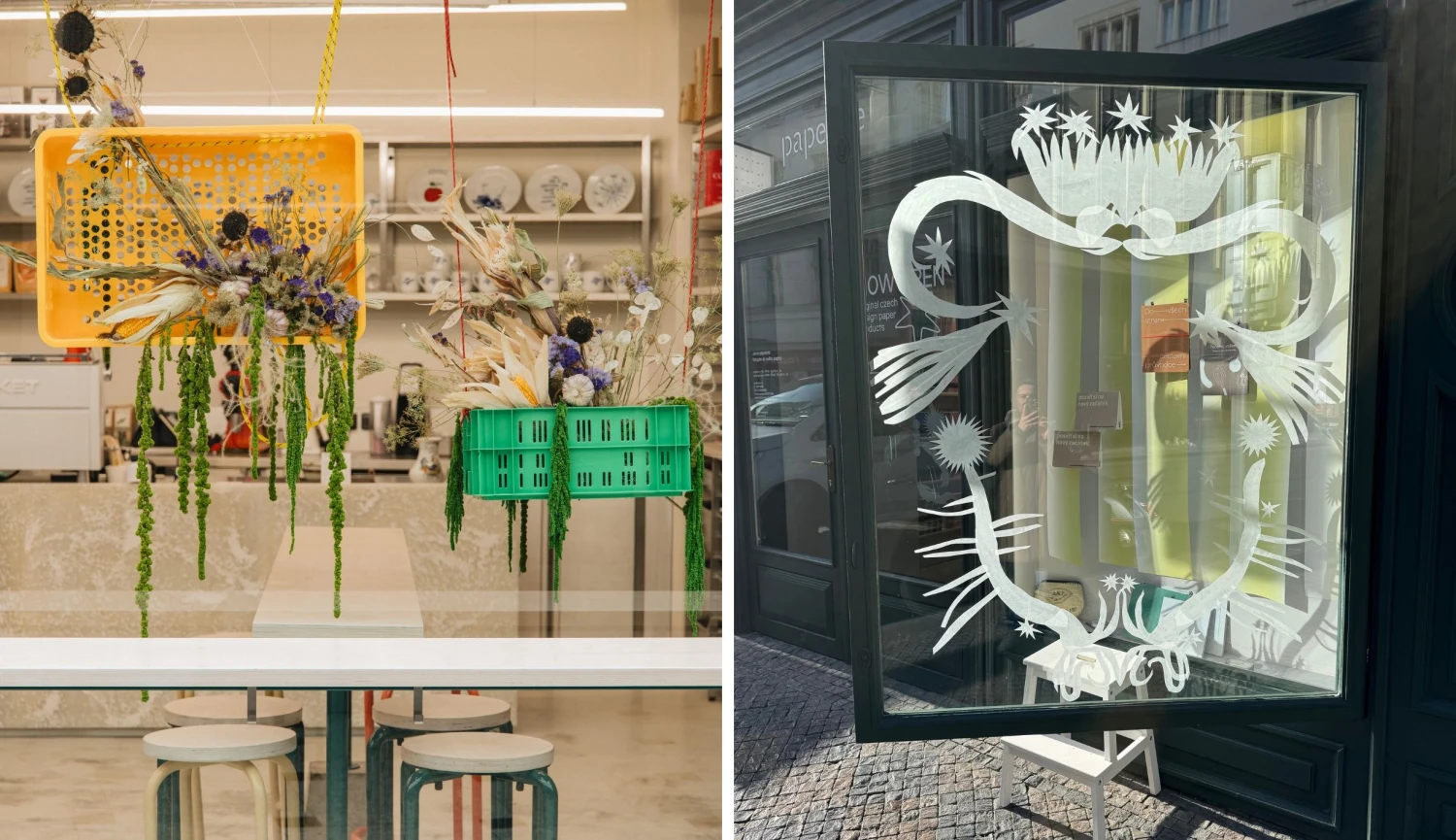 Kultivovat veřejný prostor. Výtvarnice navrhuje snové výlohy pro Ambiente i Papelote