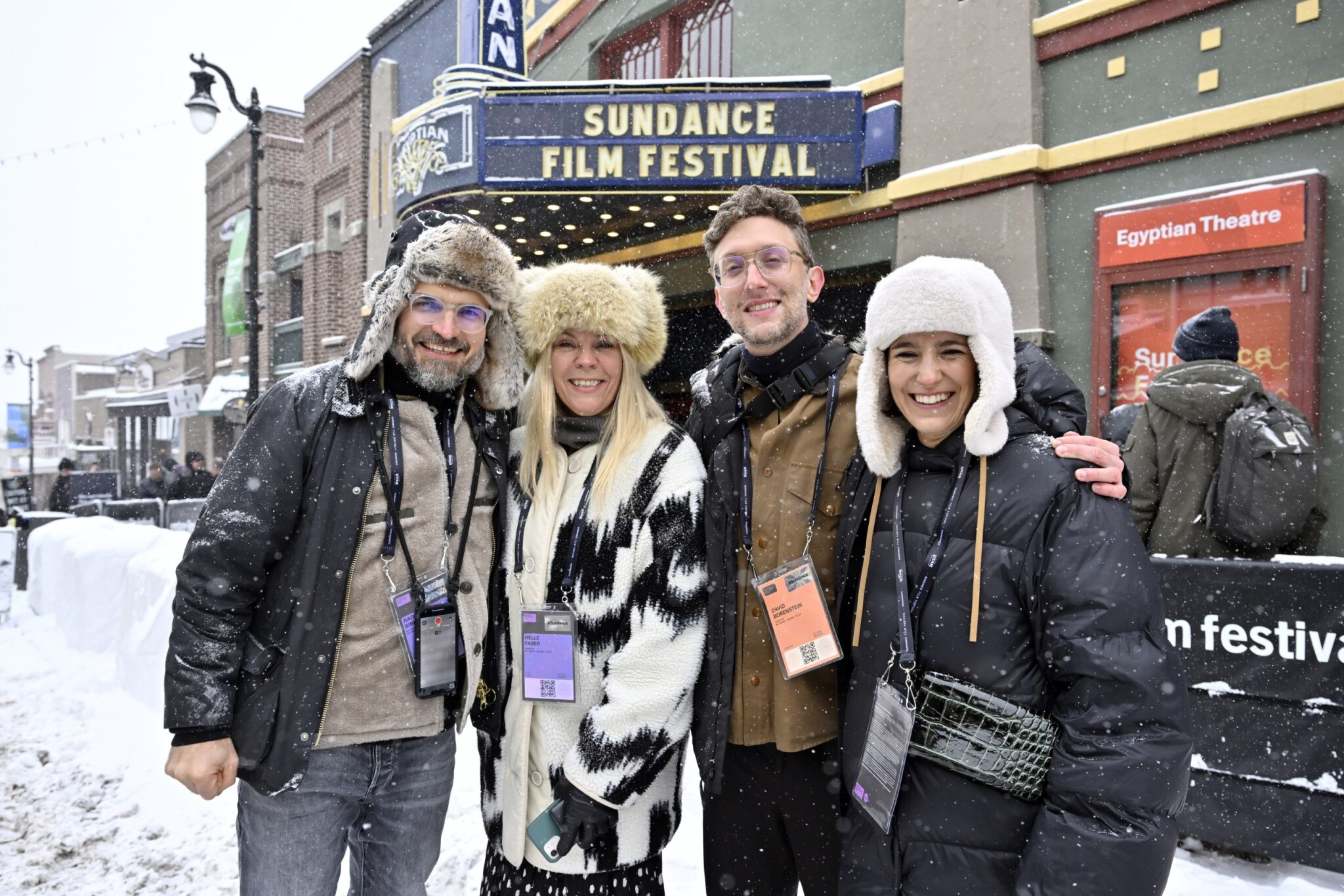 Producenti filmu Pan Nikdo proti Putinovi a režisér David Borenstein (druhý zprava)