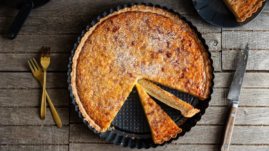 Torta di riso. Mléčná rýže v&nbsp;křehkém těstě s&nbsp;italským šmrncem