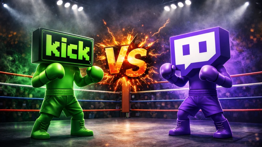 Kick otřásá monopolem Twitche. Na víc peněz a volnosti už slyší i čeští tvůrci