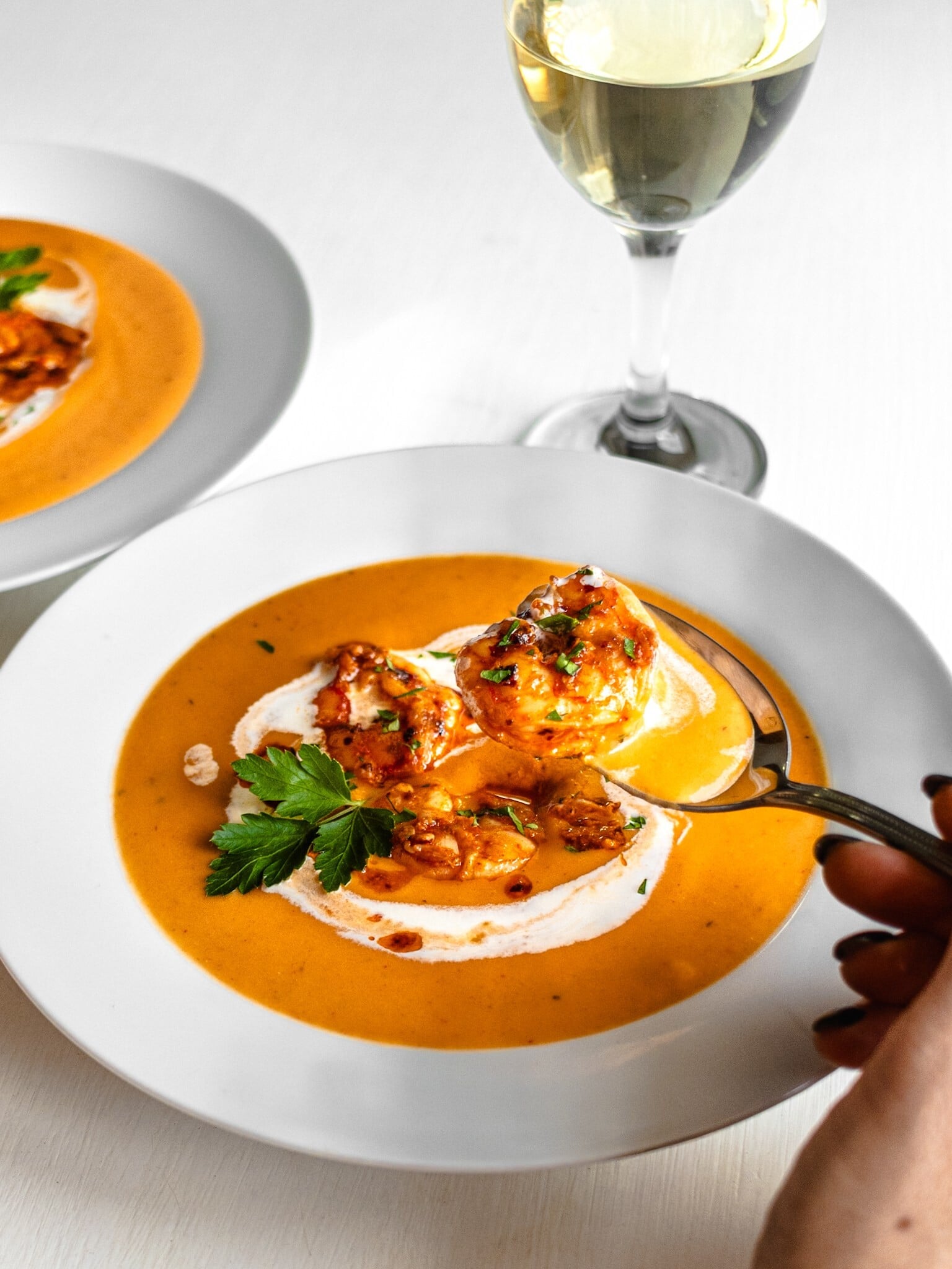 Luxus ze zbytků. Krevetový bisque v jednoduché domácí verzi