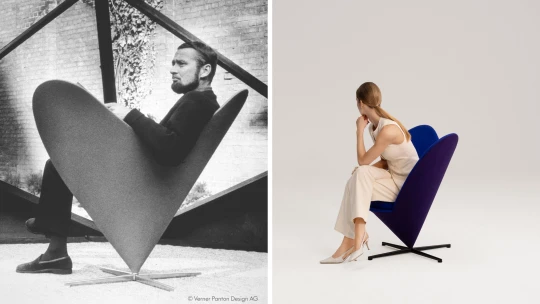 Připomíná srdce nebo Mickeyho Mouse. Jak vzniklo jedno z nejznámějších křesel vůbec?