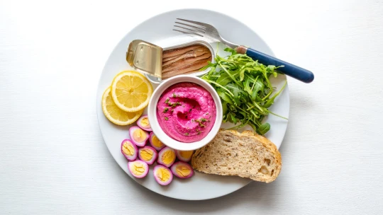 Vajíčkovka, která se červená. Rychlá pomazánka plná bílkovin