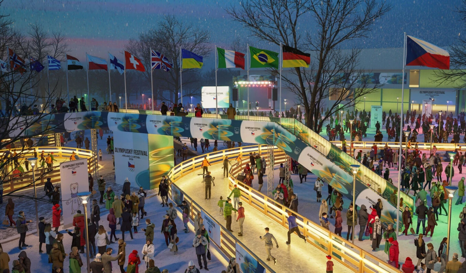 Ledová dráha i střelnice. Co neminout na olympijském festivalu?