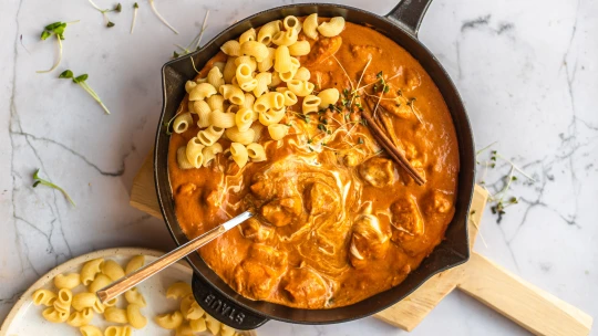 Dýňové kuře na paprice. Tradiční recept v netradičním podání