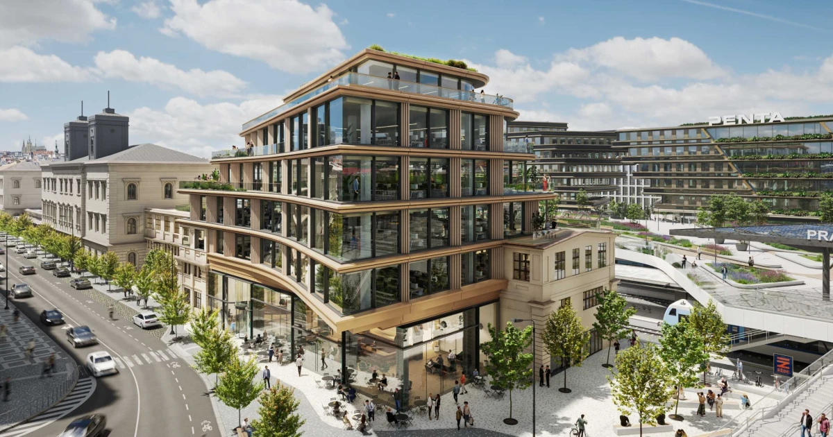 Penta má povolení stavět. V centru Prahy vyrostou prémiové kanceláře za miliardu