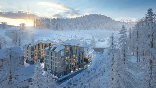 Hory jako investice. V&nbsp;Peci pod Sněžkou vzniká resort, který bude konkurovat Alpám