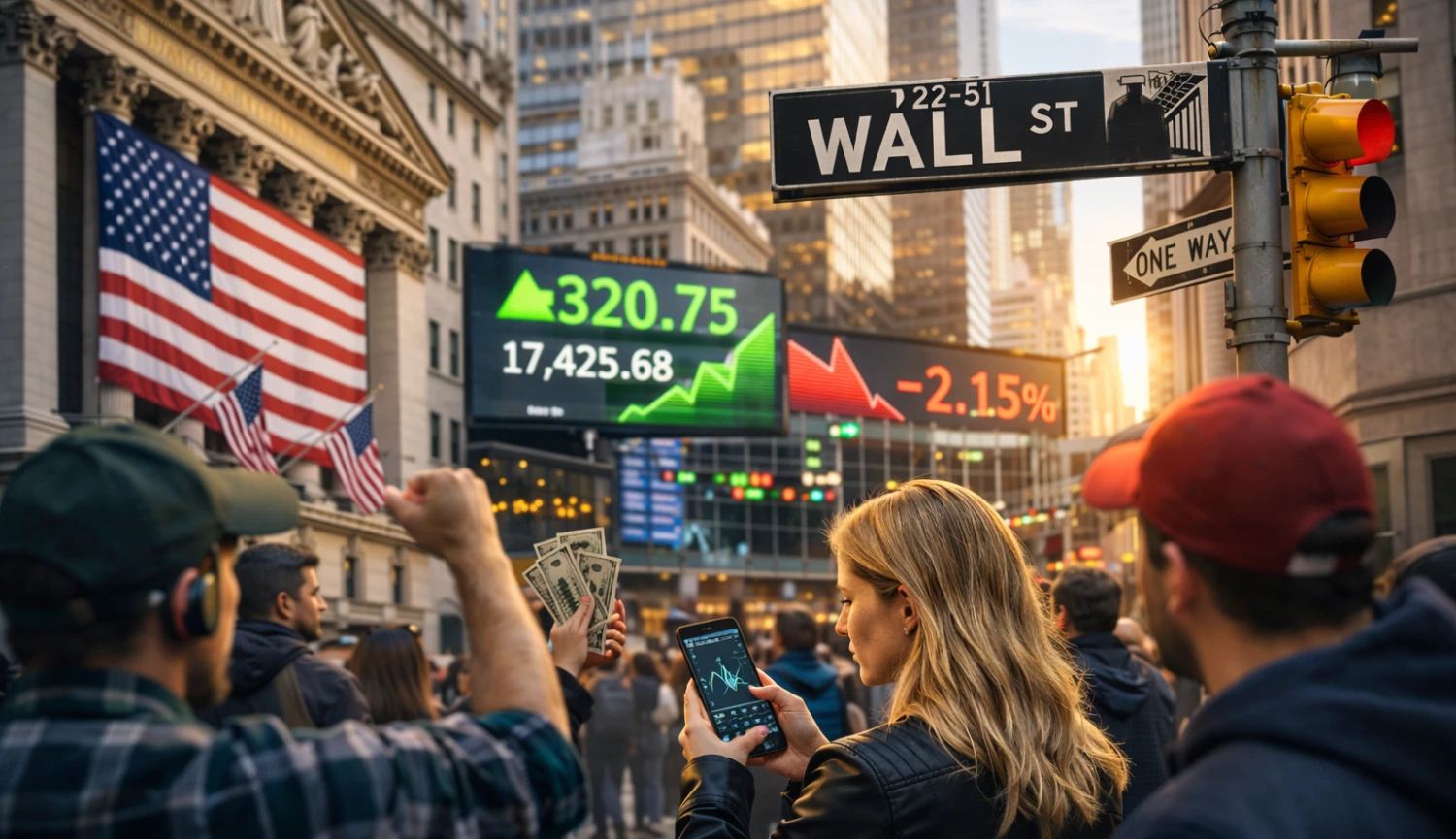 Drobní investoři získávají na síle. Na burzách tvoří až třetinu obchodů