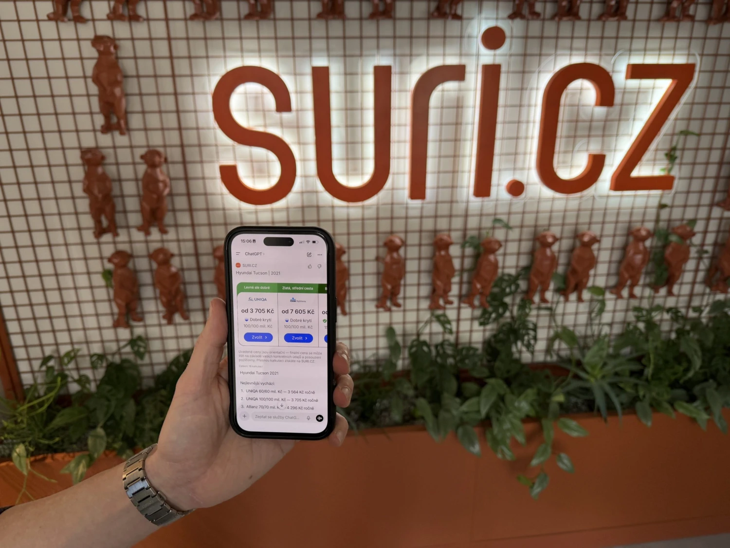 První česká aplikace součástí ChatGPT. Suri přináší srovnání pojistek do AI nástroje