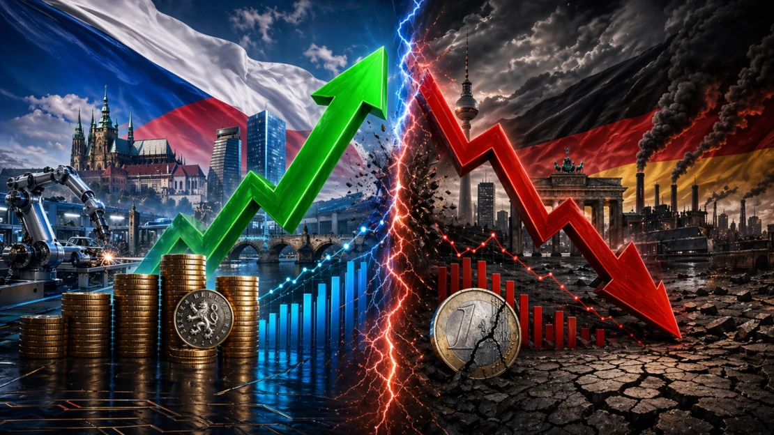 Tschüss, Německo. Česká ekonomika ukazuje sousedům záda, odhalil průzkum