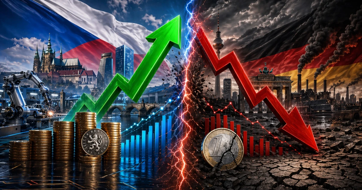 Tschüss, Německo. Česká ekonomika ukazuje sousedům záda, odhalil průzkum