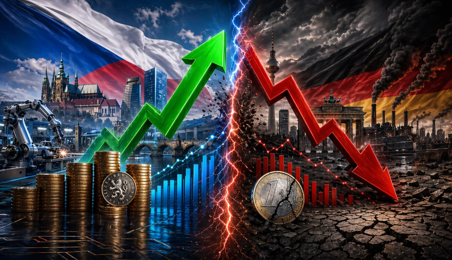 Tschüss, Německo. Česká ekonomika ukazuje sousedům záda, odhalil průzkum