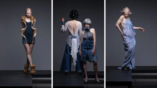 Ze starých oděvů je móda na přehlídky. Čeští studenti překvapují svět designu