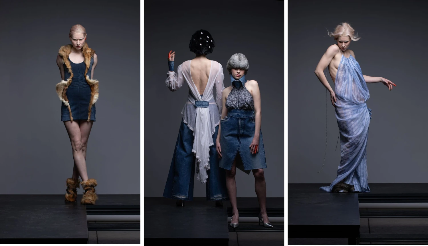 Ze starých oděvů je móda na přehlídky. Čeští studenti překvapují svět designu