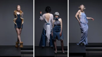 Ze starých oděvů je móda na přehlídky. Čeští studenti překvapují svět designu