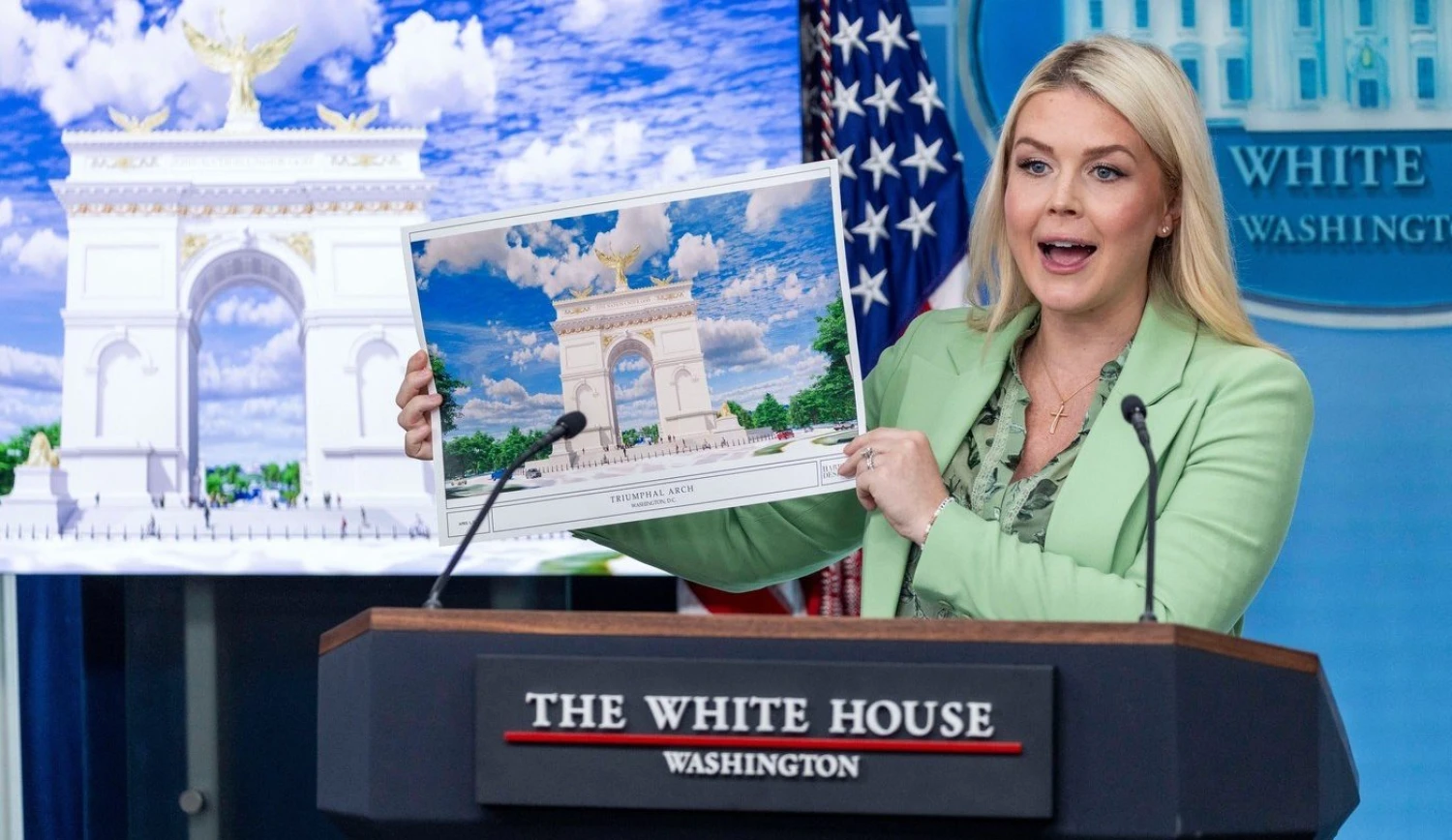 O krok blíž k&nbsp;Arc de Trump. Komise schválila návrh prezidentova vítězného oblouku