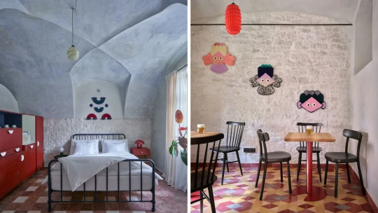Architektonická koláž. Horovi ze studia ORA navrhli v Žatci snové ubytování